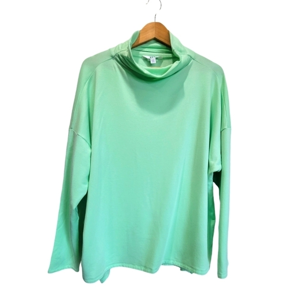 XXL JOY LAB Set (2) Modal Blend Mock Neck Long Sleeve Athletic Pullover - Picture 2 of 11